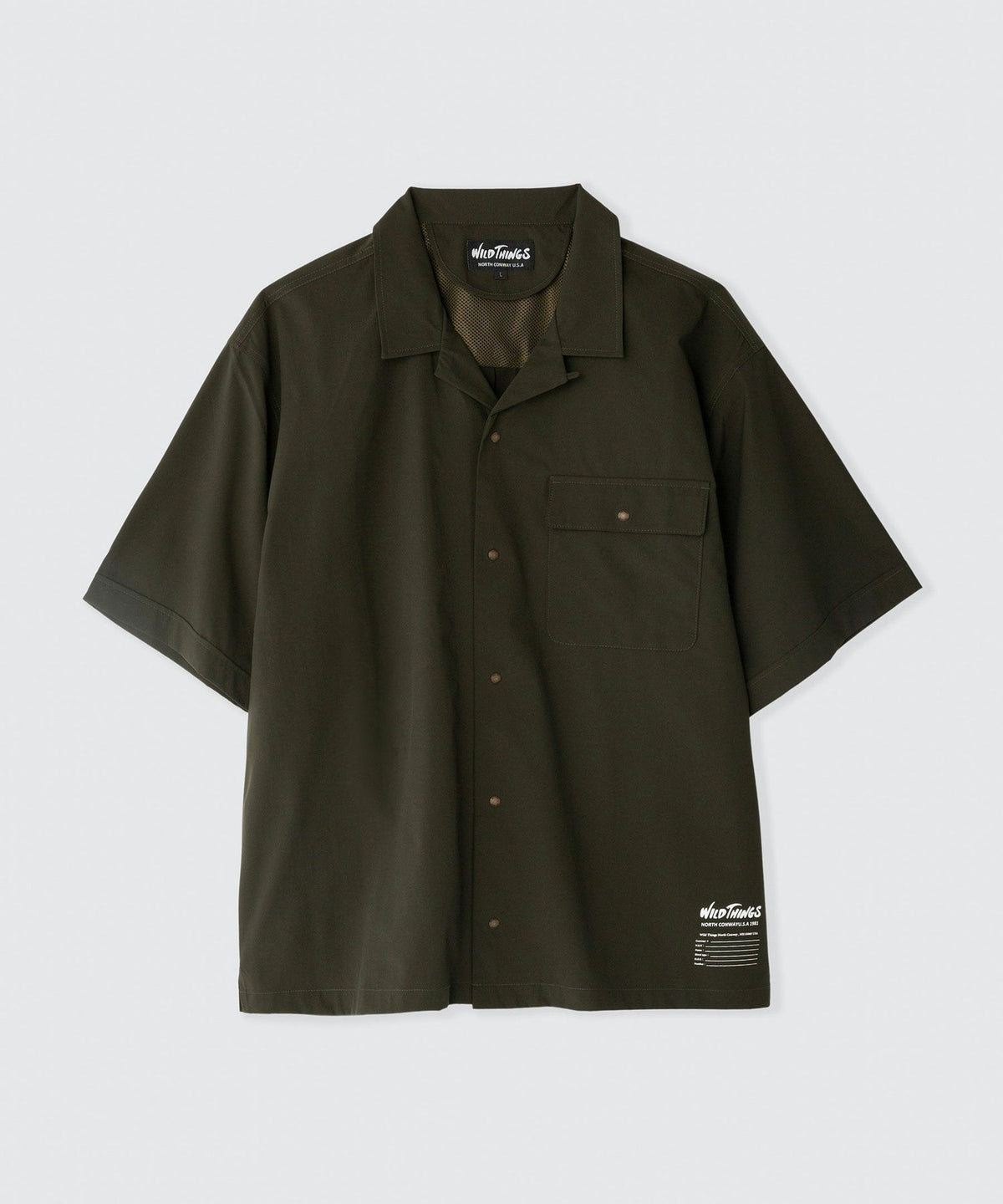オープンカラーポケットシャツ│OPEN COLLAR POCKET SHIRTS