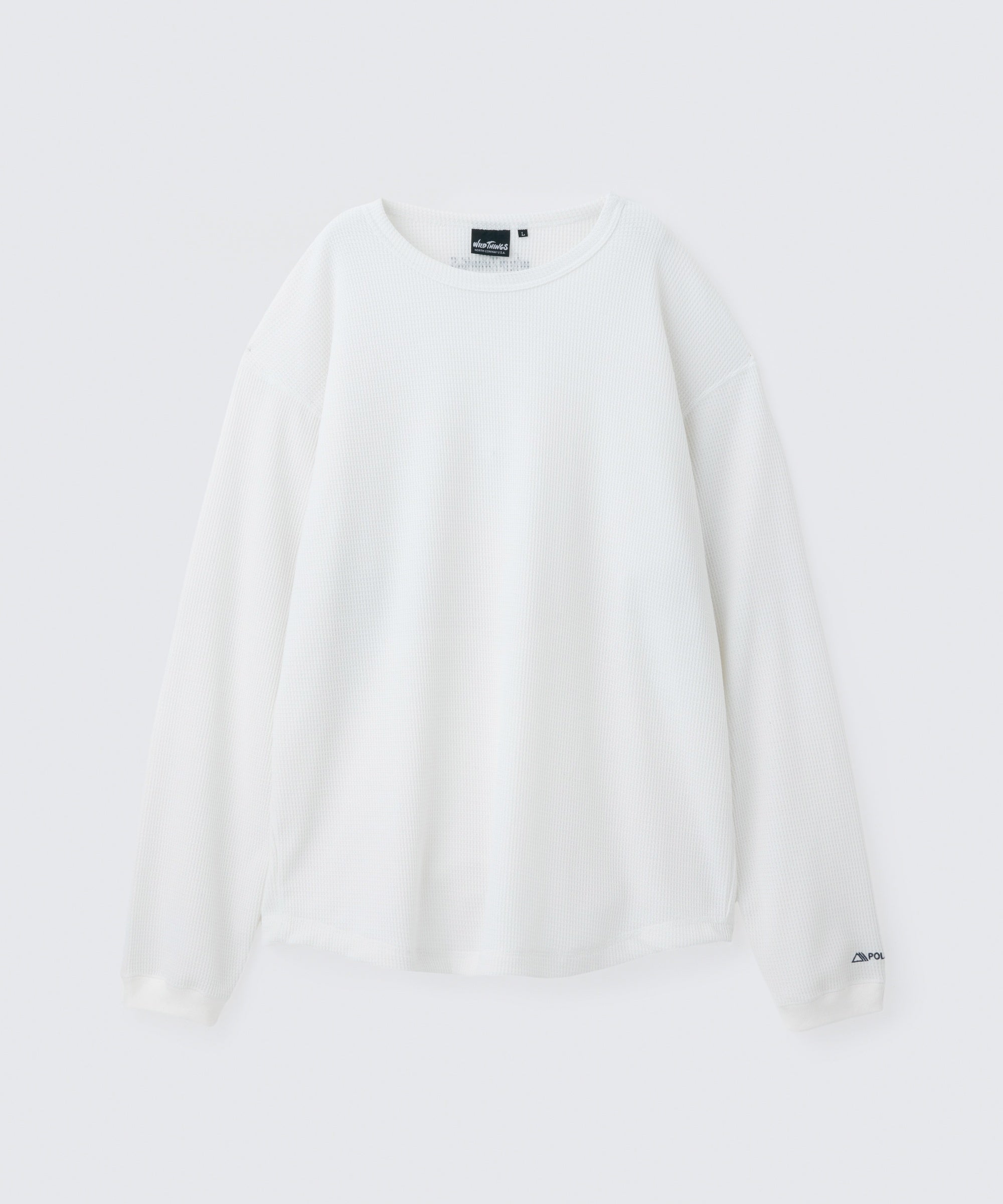 【本日限定✨】prov×slinky コラボ サーマル ワッフル素材　y2k ポーラテックワッフルロングスリーブTシャツ│POLARTEC WAFFLE L/S TEE