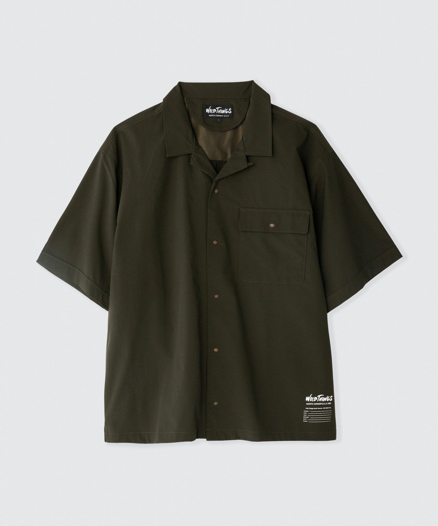 オープンカラーポケットシャツ│OPEN COLLAR POCKET SHIRTS