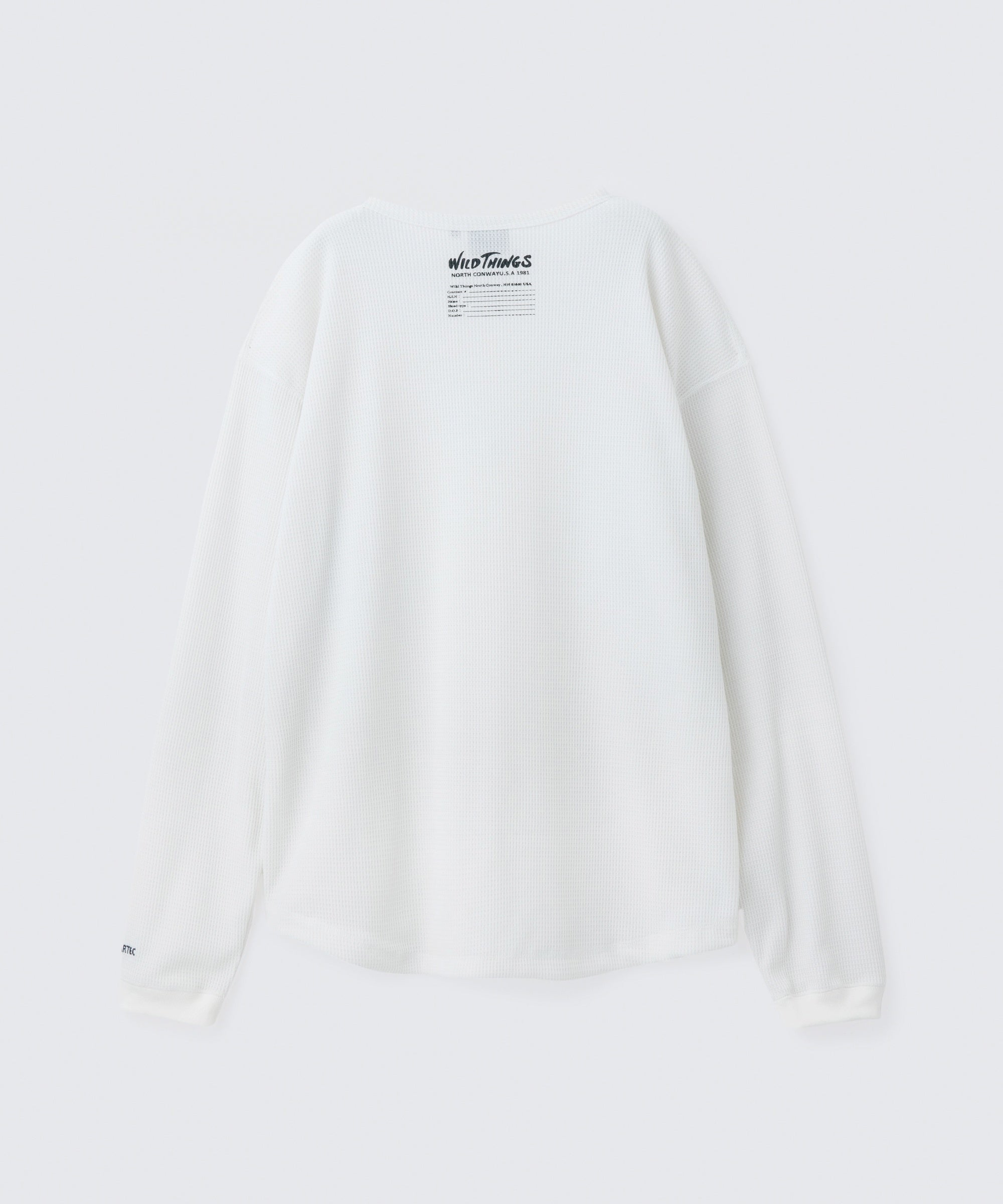 ポーラテックワッフルロングスリーブTシャツ│POLARTEC WAFFLE L/S TEE