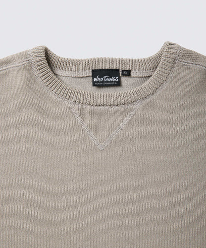 ファーニットガゼットクルー│FIR-KNIT GUSSET CREW