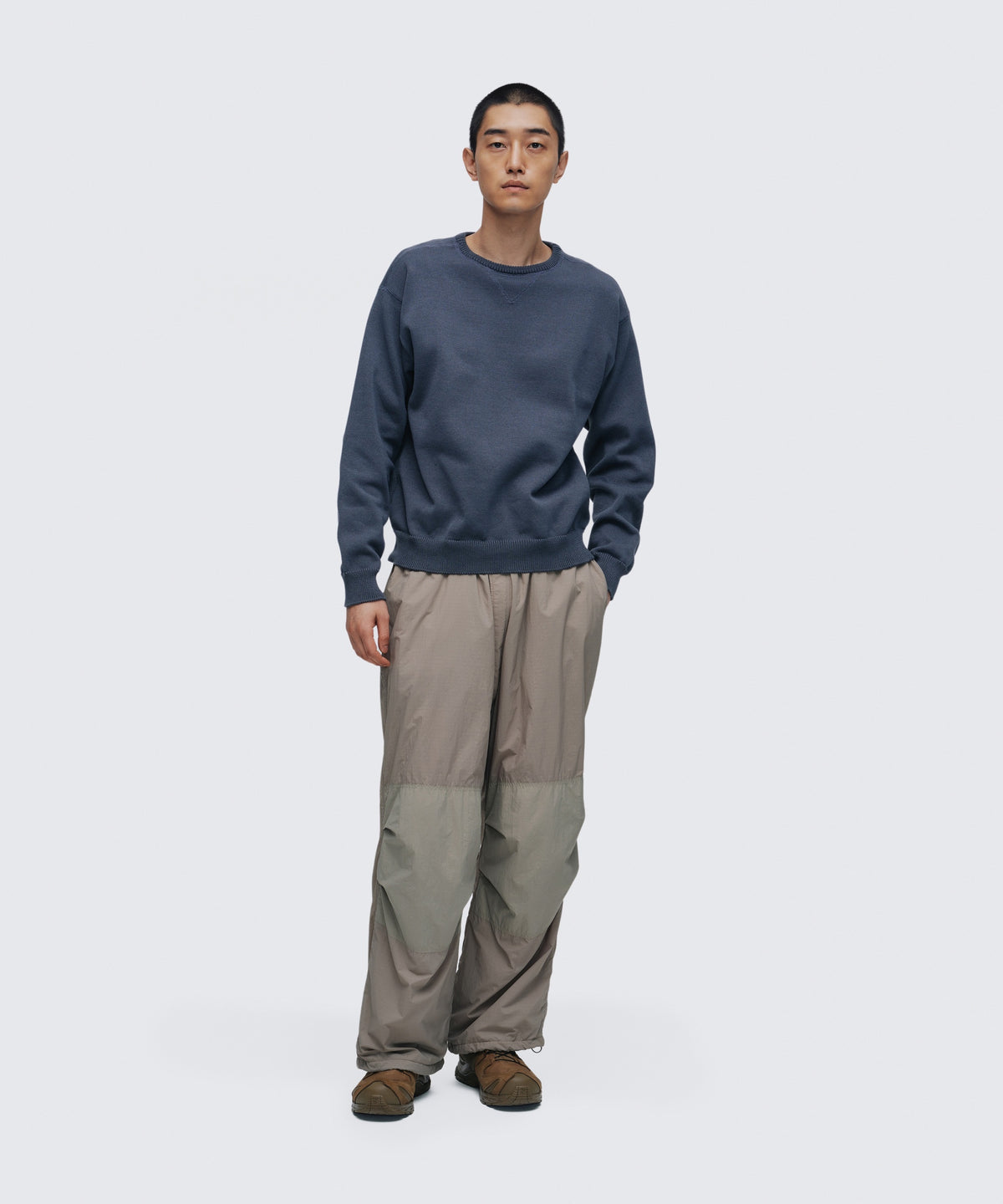 ファーニットガゼットクルー│FIR-KNIT GUSSET CREW