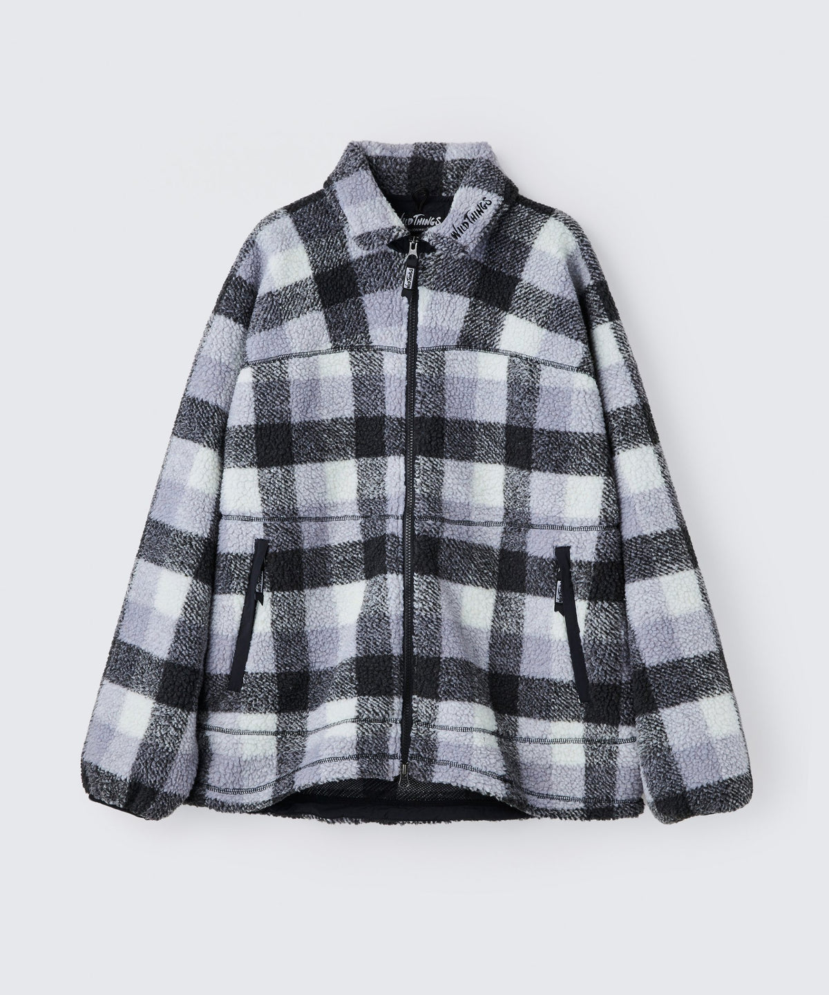 フラッフィーチェックボアジャケット｜FLUFFY CHECK BOA JACKET