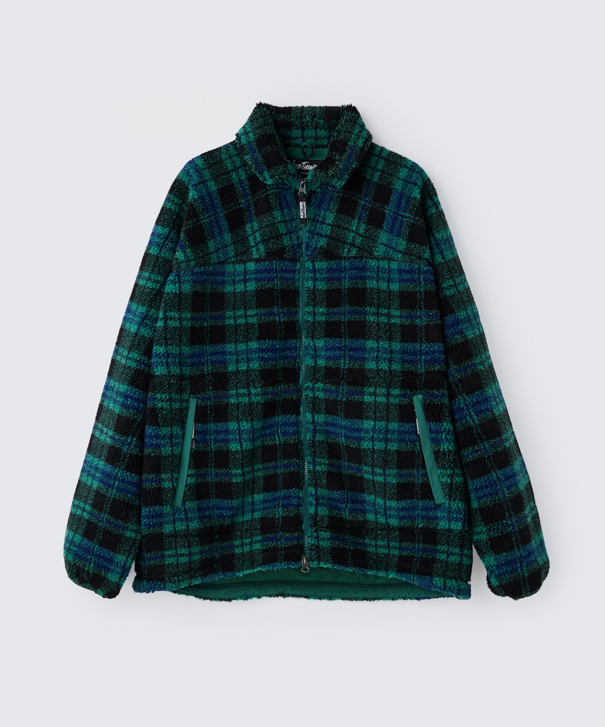 フラッフィーチェックボアジャケット｜FLUFFY CHECK BOA JACKET – WILD