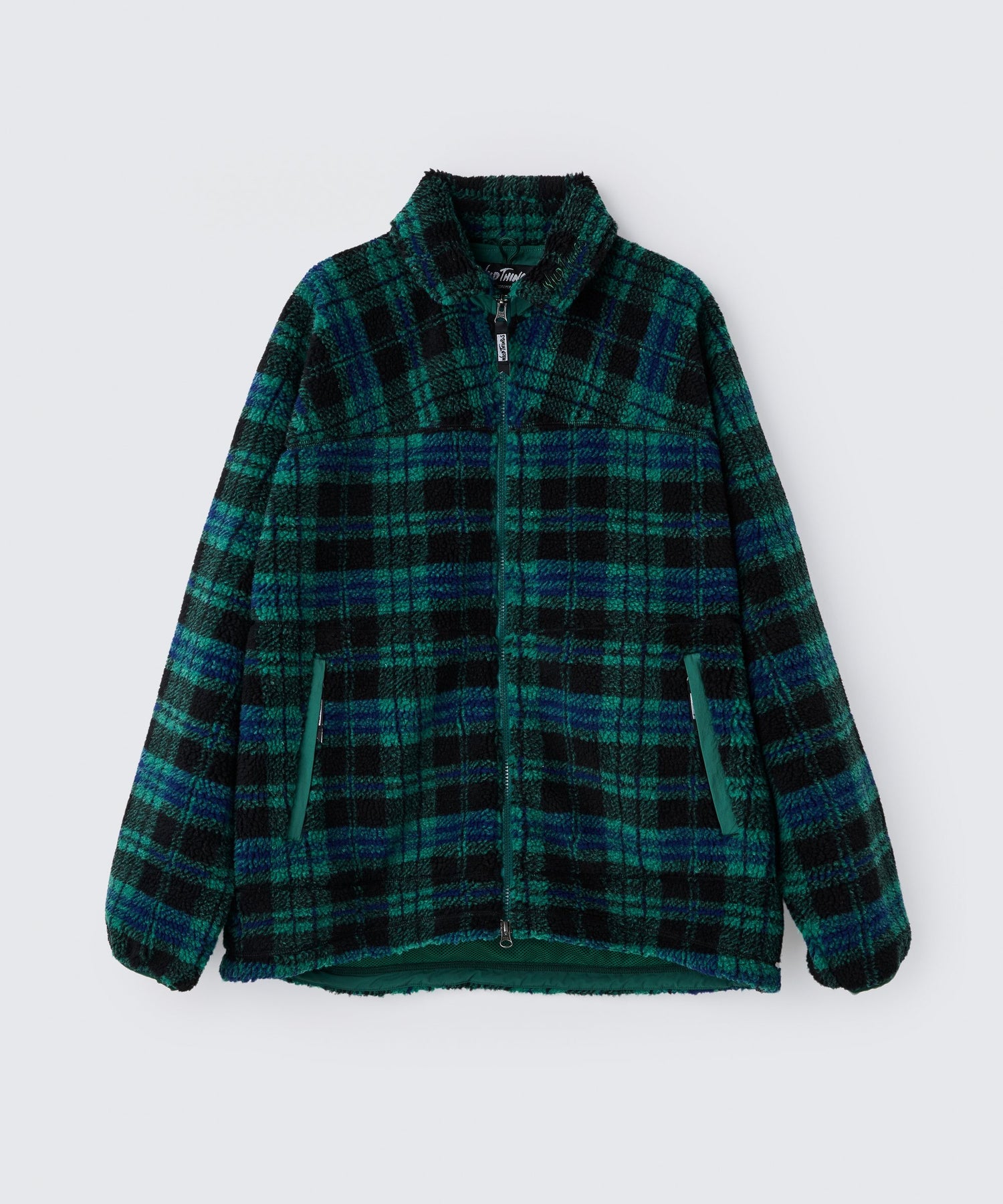 フラッフィーチェックボアジャケット｜FLUFFY CHECK BOA JACKET