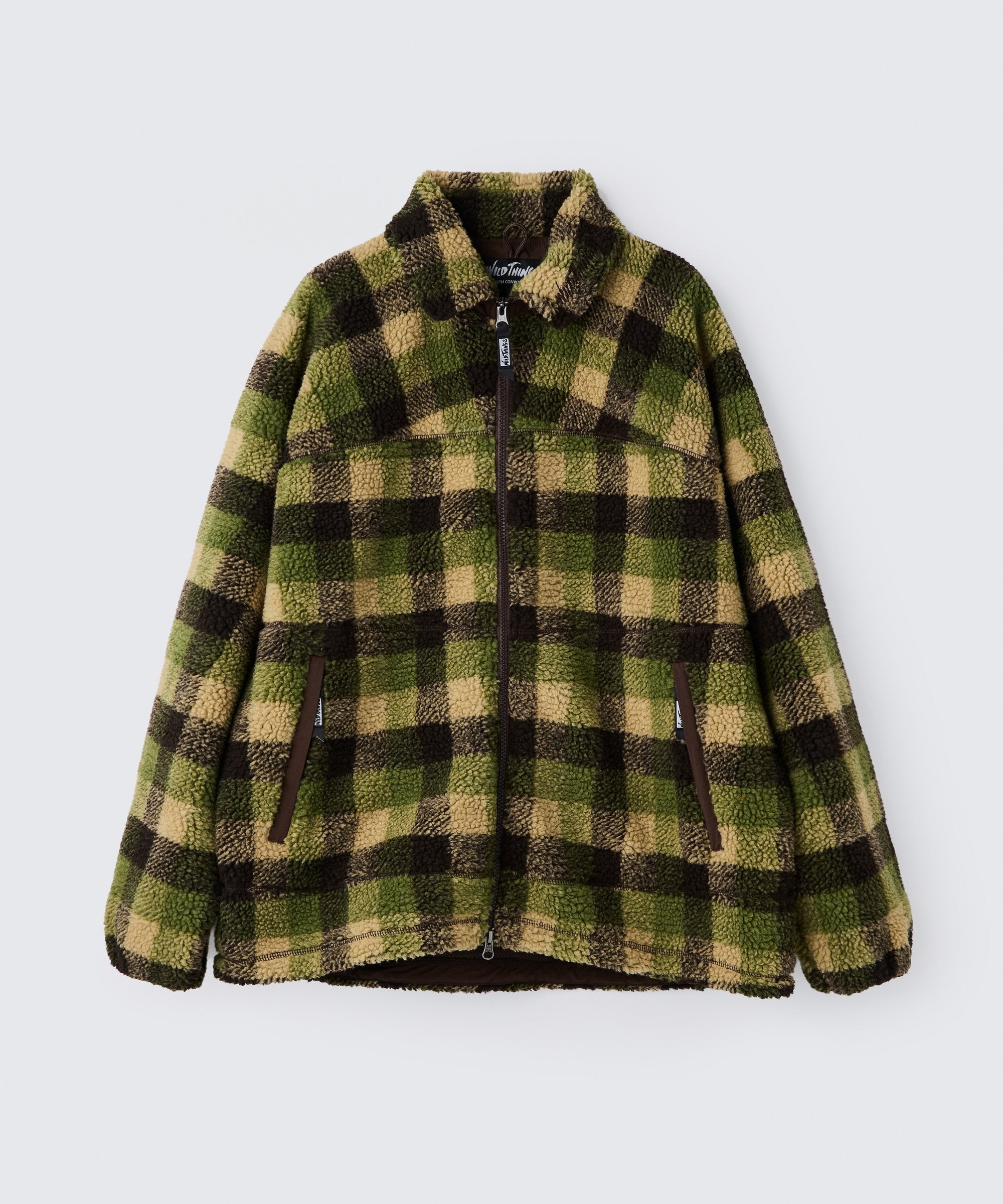 フラッフィーチェックボアジャケット｜FLUFFY CHECK BOA JACKET