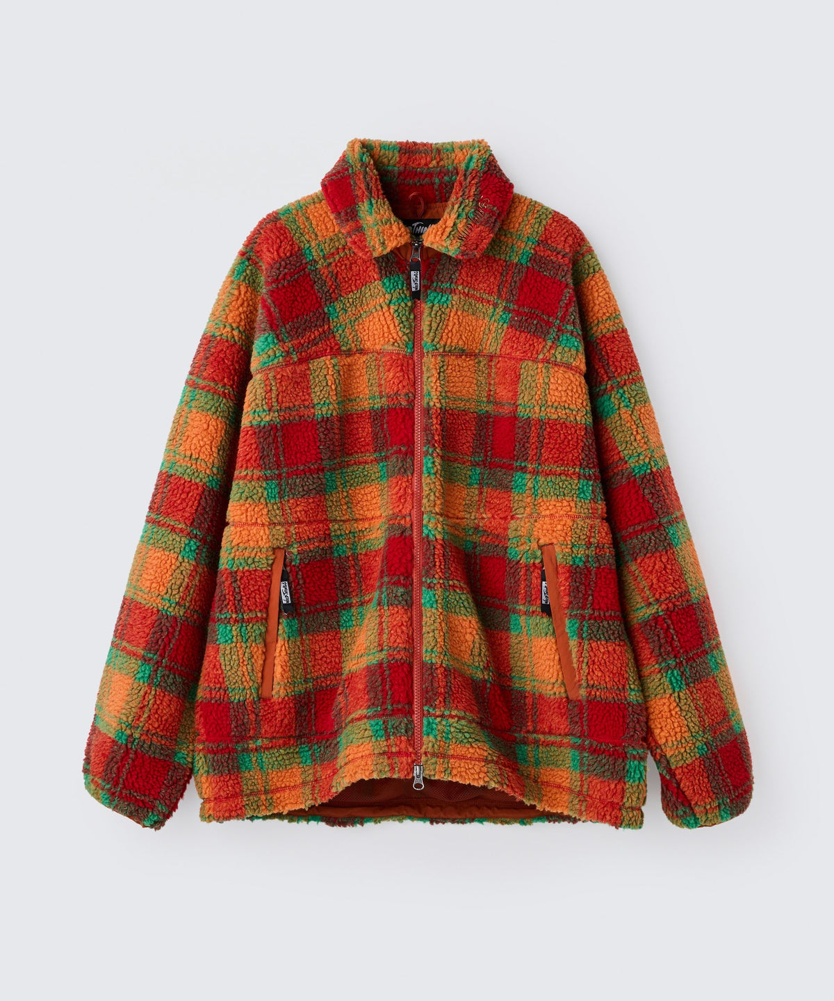 フラッフィーチェックボアジャケット｜FLUFFY CHECK BOA JACKET