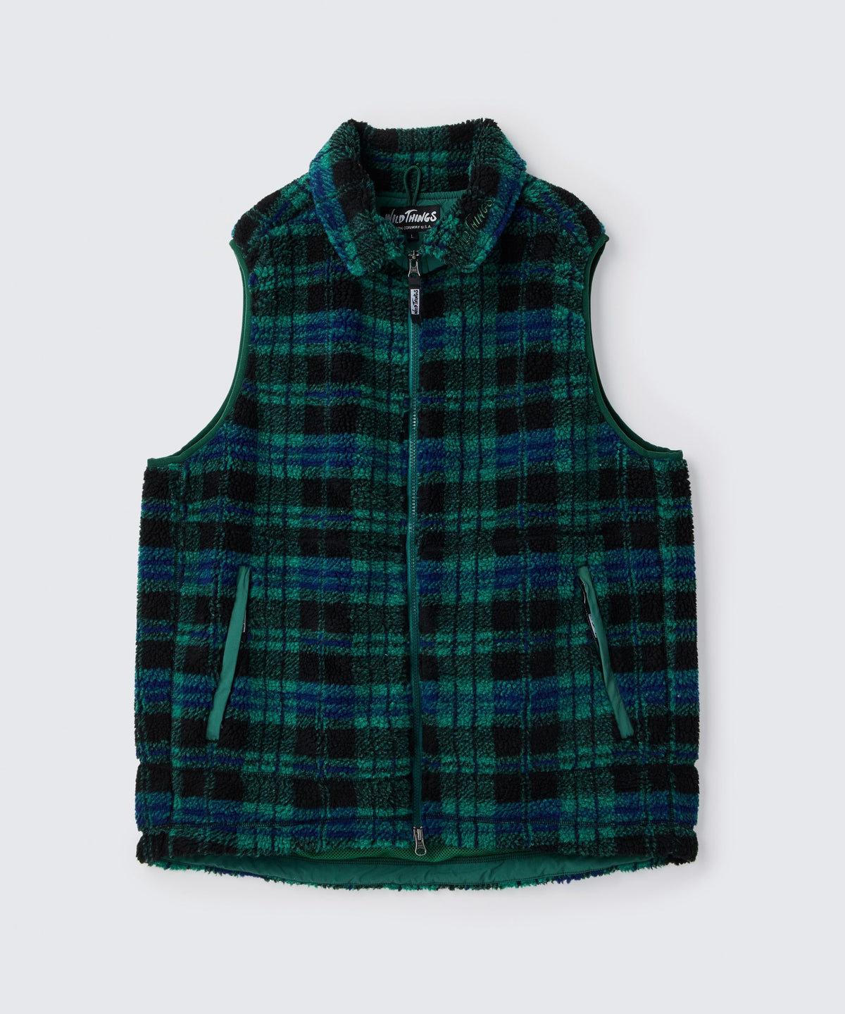 フラッフィーチェックボアベスト│FLUFFY CHECK BOA VEST