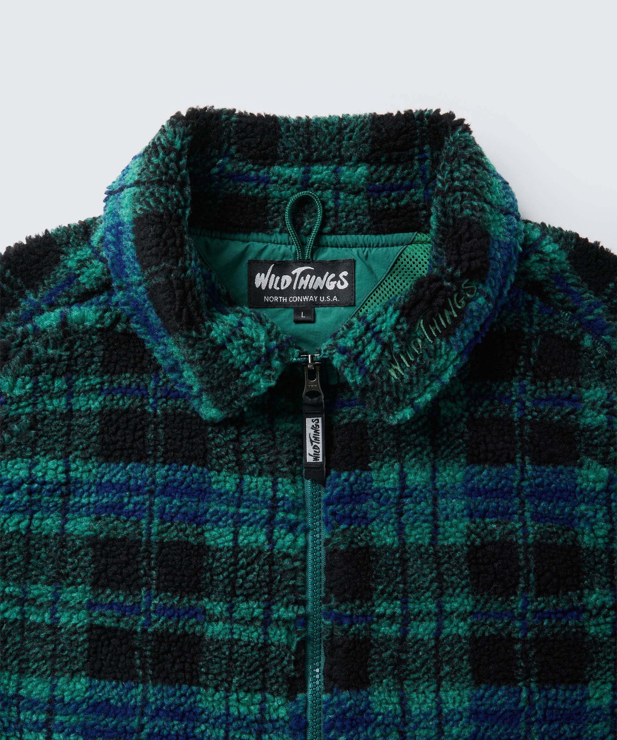フラッフィーチェックボアベスト│FLUFFY CHECK BOA VEST – WILD
