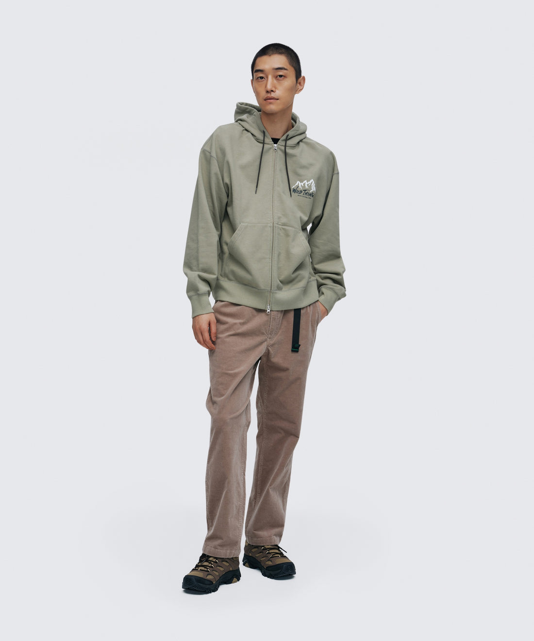 ワイルドマウンテンスウェットジップパーカー│WILD MOUNTAIN SWEAT ZIP PARKA