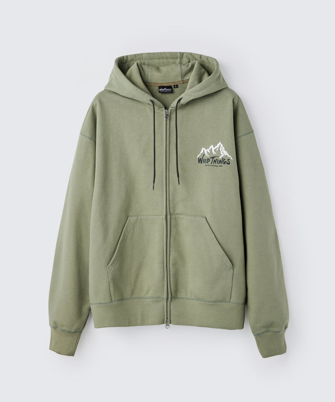 ワイルドマウンテンスウェットジップパーカー│WILD MOUNTAIN SWEAT ZIP PARKA