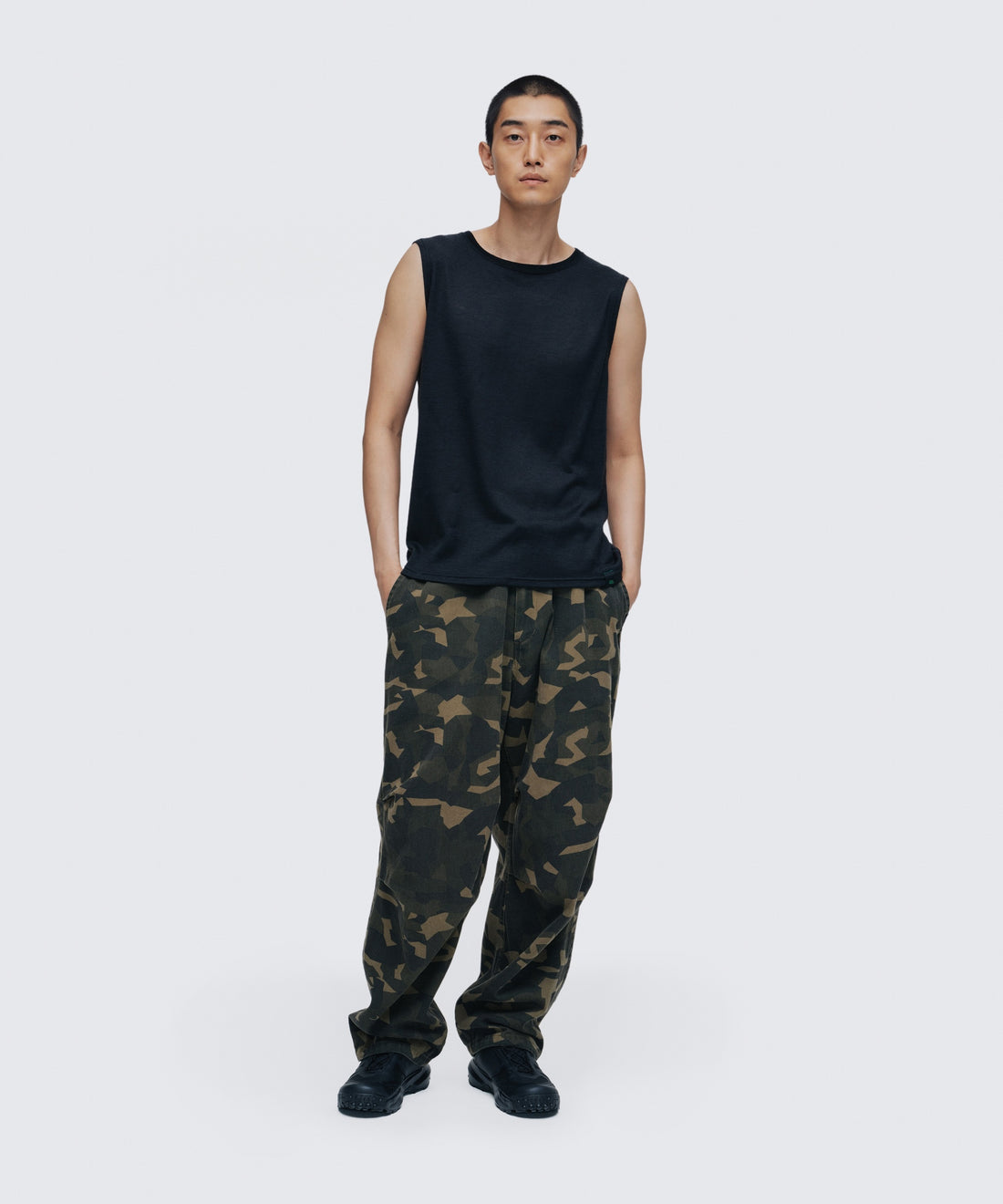 メリノウールガーゼタンク│MERINO WOOL GAUZE TANK