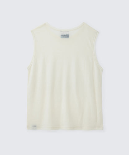 メリノウールガーゼタンク│MERINO WOOL GAUZE TANK