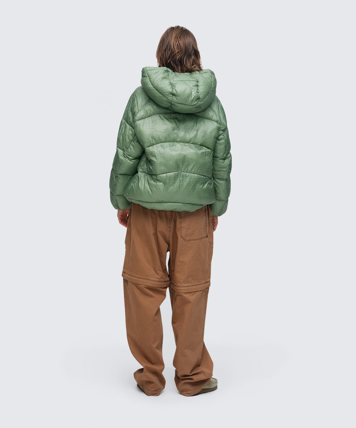 シアーチェックプルオーバーロフトパーカー｜SEER CHECK PO LOFT PARKA