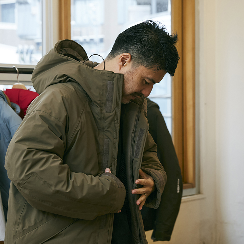 22AW nonnative wildthings デナリジャケット 1表生地にGO